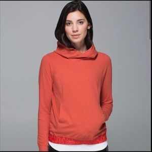 🍋like new orange lightweight hoodie